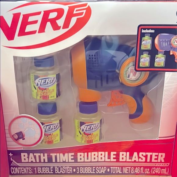 Nerf Other - NWT Nerf Bath Time Bubble Blaster